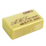 得力7535 4B美术绘图200A大号橡皮擦（1块）