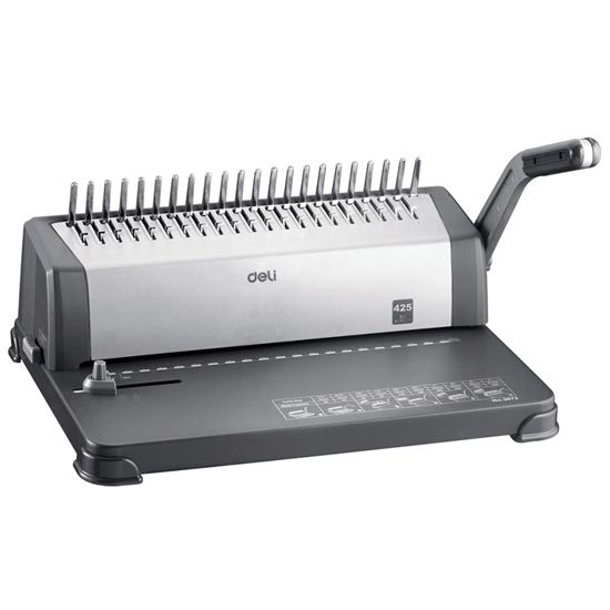 得力387221孔梳式胶圈夹条装订机1台