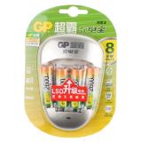 GP超霸5号2600毫安4粒装时镍氢电池充电宝套装5号电池5#电池（1套）