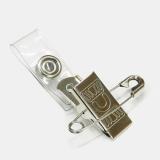 加厚透明带别针工作证件夹（1个）