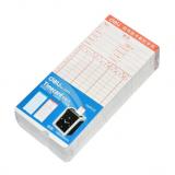 得力3935微电脑考勤机打卡纸（1包）