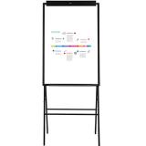 得力7890 600*900mm A型架磁性夹纸白板(1套)