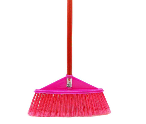 木柄加厚软毛胶扫把1把